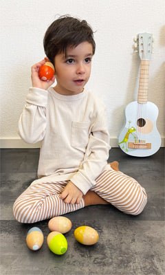 Groovy Beats Wooden Musical Egg Shakers – Set of 5 - Heirloom Hall