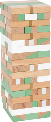 Gold Edition Wooden Tumbling Tower – Luxe Stacking Game