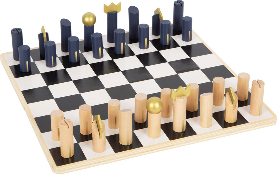 Gold Edition 2-in-1 Chess & Backgammon Wooden Game Set