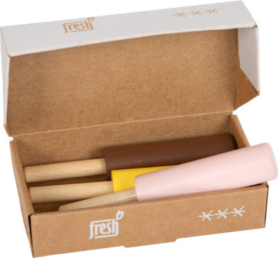 Wooden Ice Cream Lollies – “Fresh” Collection