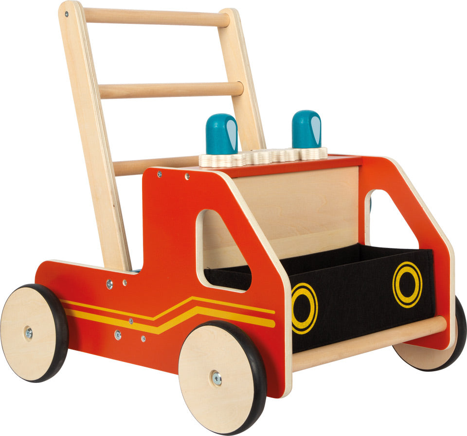 Wooden Fire Brigade Baby Walker