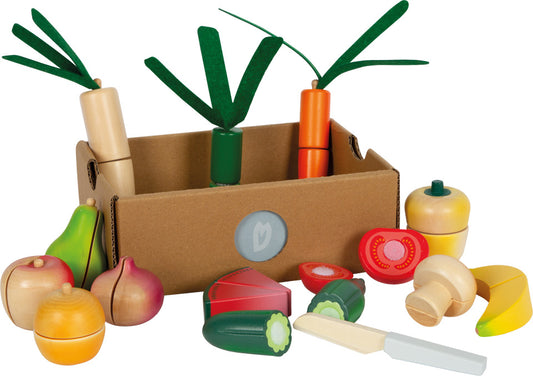 Wooden Toy Food Cutting Set