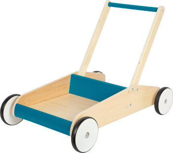 Robust Wooden Baby Walker Blue, Red or Grey