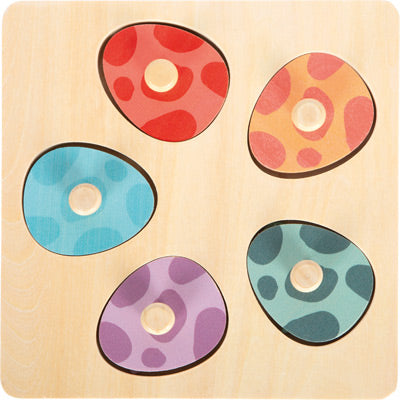 Dino Egg Memory Puzzle – Wooden Lift & Match Game