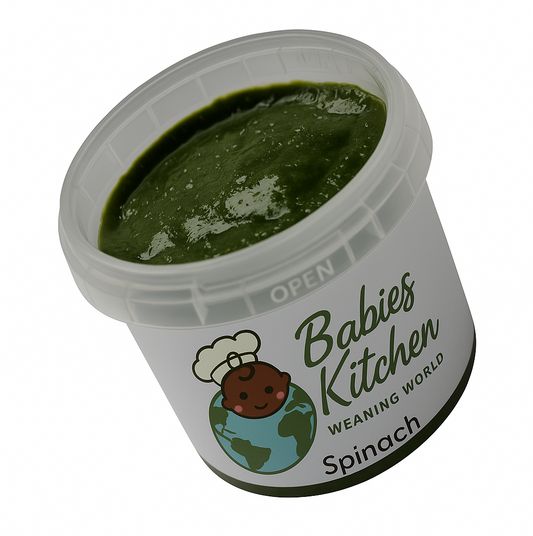 100% Spinach Baby Purée – 120g (Chilled, Stage 1)