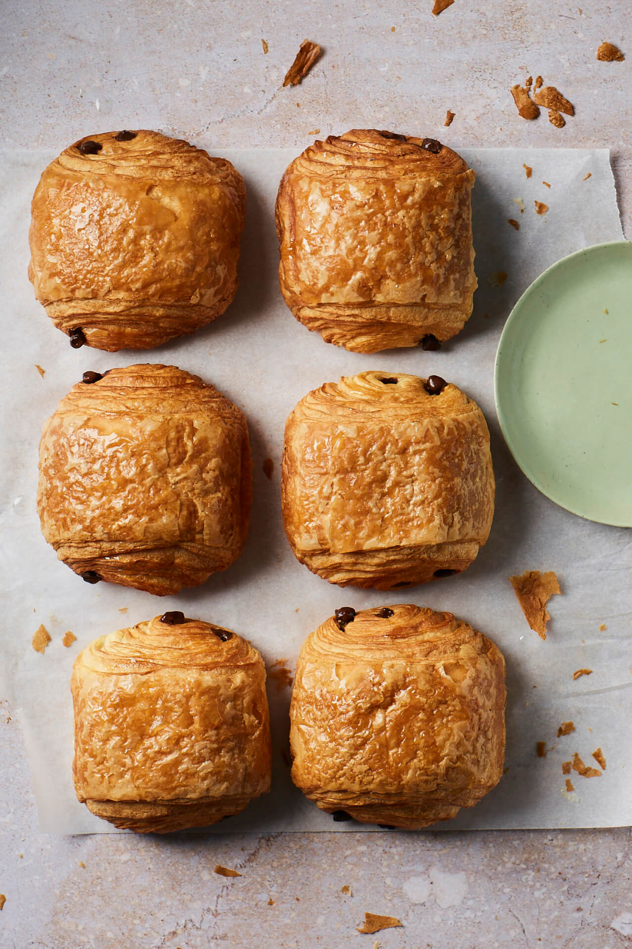 Vegan pain au chocolat