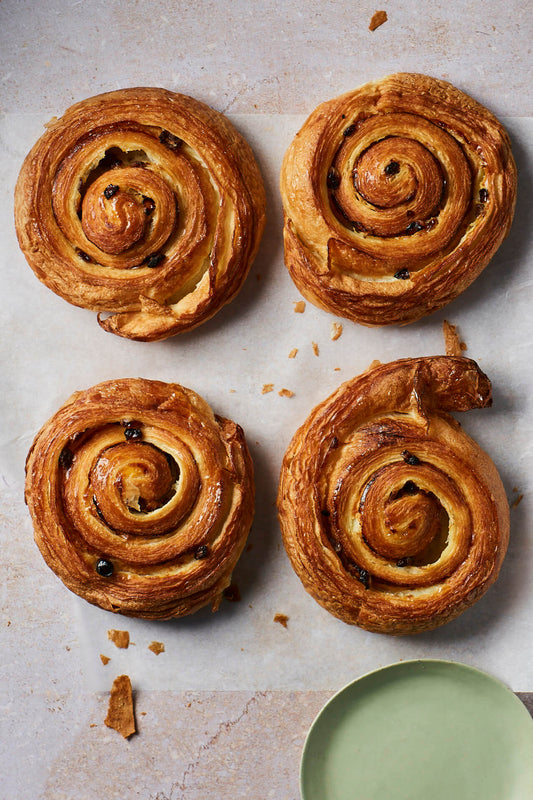 Vegan pain aux raisin