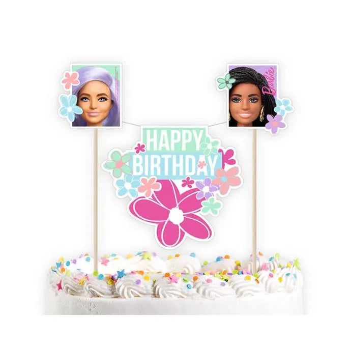 Barbie Sweet Life Cake Bunting - 26cm x 15cm