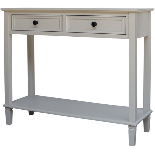 Belmont Rattan Collection 2 Drawer Console