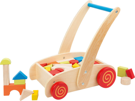 Wooden Blocks Baby Walker