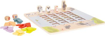 4 Friends Bridge-Building Animal Game – Wooden Cooperative Board Game - The Handmade Supermarket