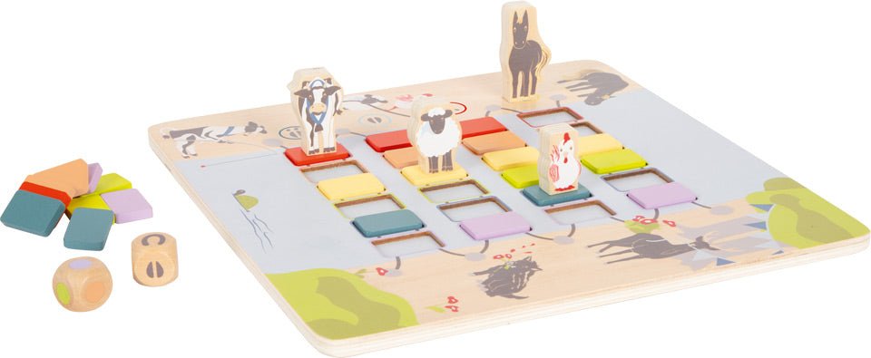 4 Friends Bridge-Building Animal Game – Wooden Cooperative Board Game - The Handmade Supermarket