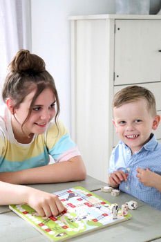 4 Friends Wooden Games Collection – 4-in-1 Farm Animal Board Games - The Handmade Supermarket