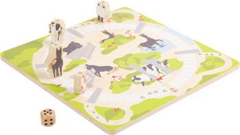 4 Friends Wooden Games Collection – 4-in-1 Farm Animal Board Games - The Handmade Supermarket