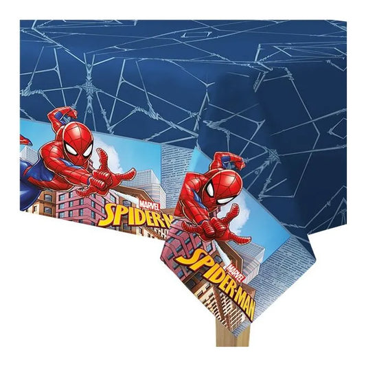 Spiderman Crime Fighter Plastic Tablecover - 1.8m x 1.2m