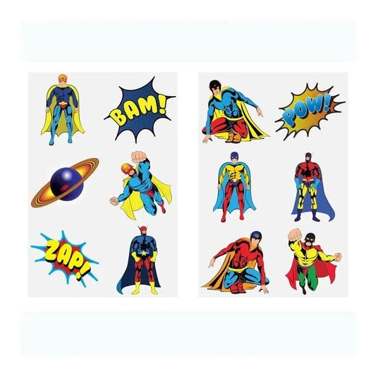 Super Hero Tattoo Sheet (2)