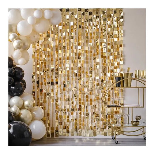 Gold Sequin Wall Backdrop