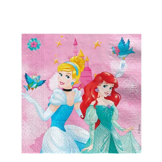 Disney Princess Live Your Story Paper Napkins - 33cm (20pk)