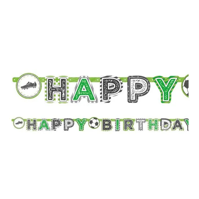 Kicker Party 'Happy Birthday' Paper Banner - 2m