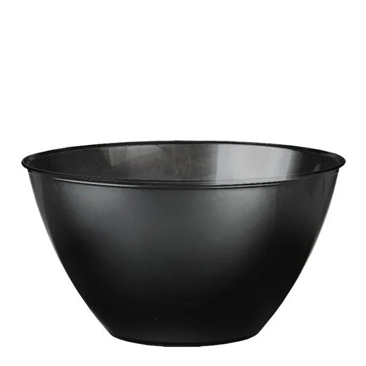 Black Plastic Swirl Bowl - 680ml