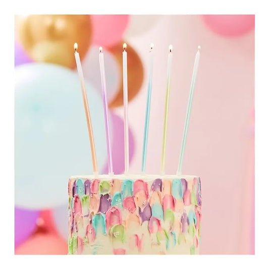 Mix It Up Pastel Ombre Candles - 18cm (12pk)