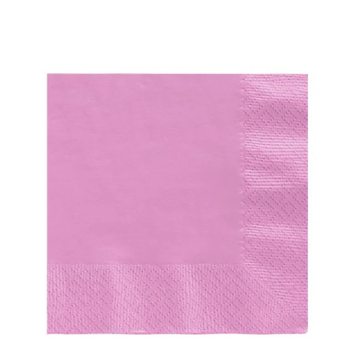 Bright Pink Paper Napkins 3ply - 33cm (20pk)