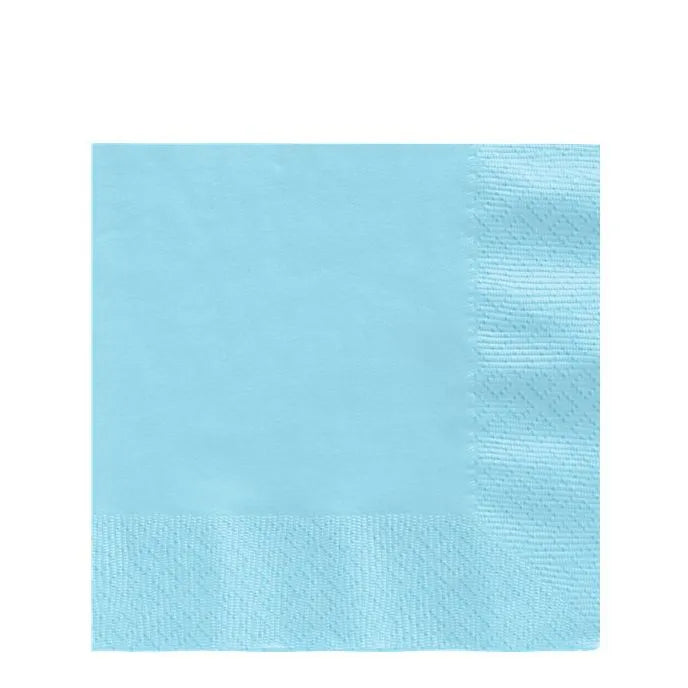 Turquiose Paper Napkins 3ply - 33cm (20pk)