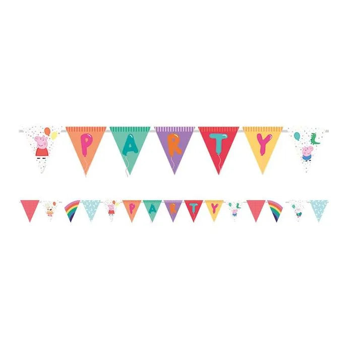 Peppa Pig Paper Bunting - 3.3m