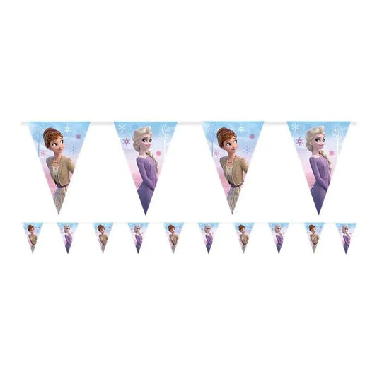 Disney Frozen 2 Wind Spirit Paper Flag Bunting - 2.3m