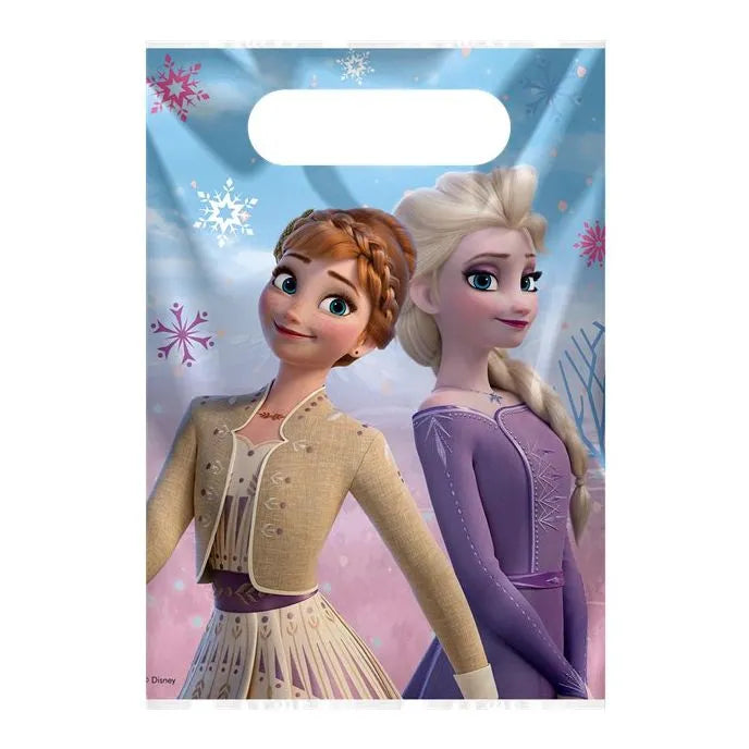 Disney Frozen 2 Wind Spirit Plastic Loot Bags (6pk)