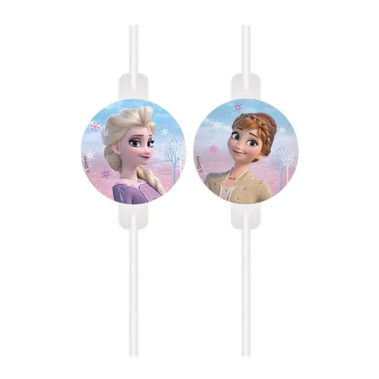 Disney Frozen 2 Wind Spirit Paper Straws (4pk)