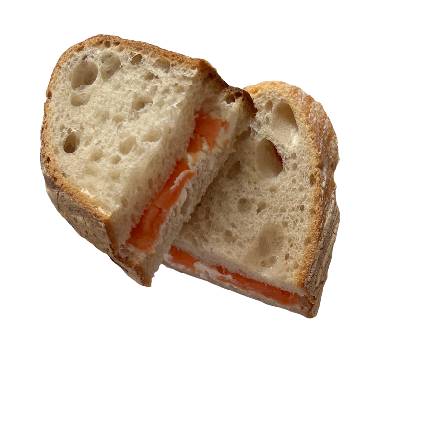 Artisan Smoked Salmon & Cream Cheese Sandwich