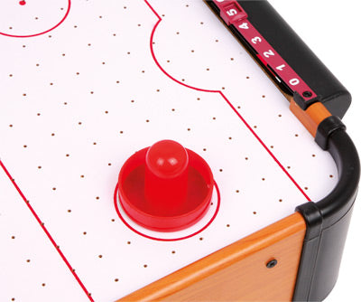Wooden Tabletop Air Hockey Game