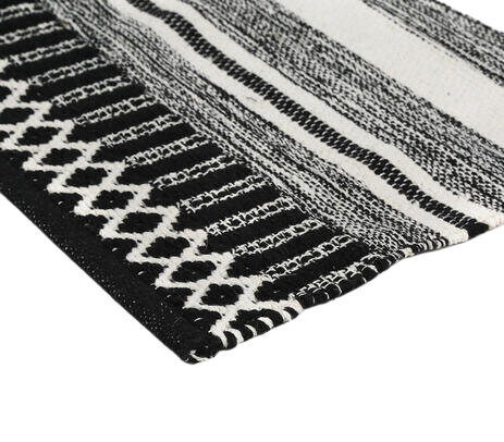 Woven & Tufted Monochrome Textured Rug