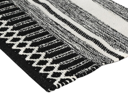 Woven & Tufted Monochrome Textured Rug