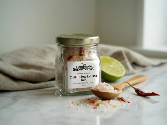 Hand- Picked Chilli + Lime Infused Salt - The Handmade Supermarket