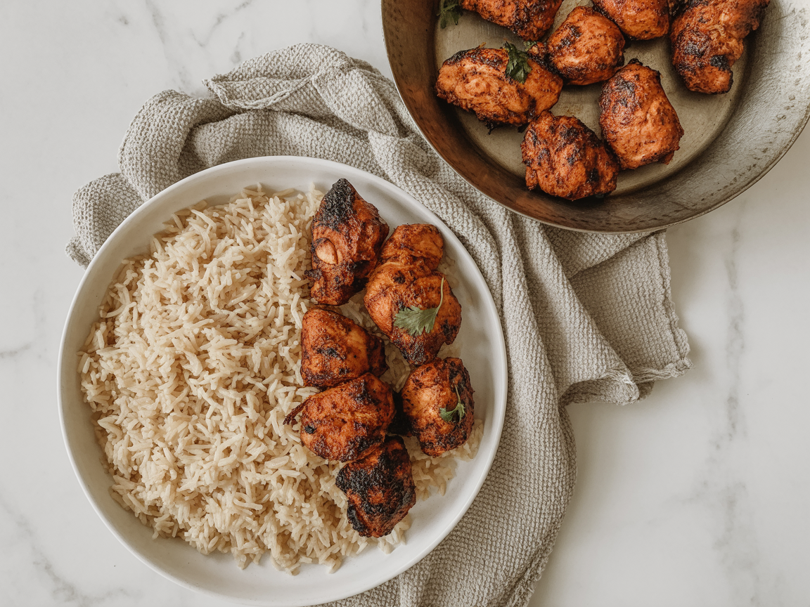 Chicken Tikka with Rice — Handmade, Traditional & Packed with Flavour