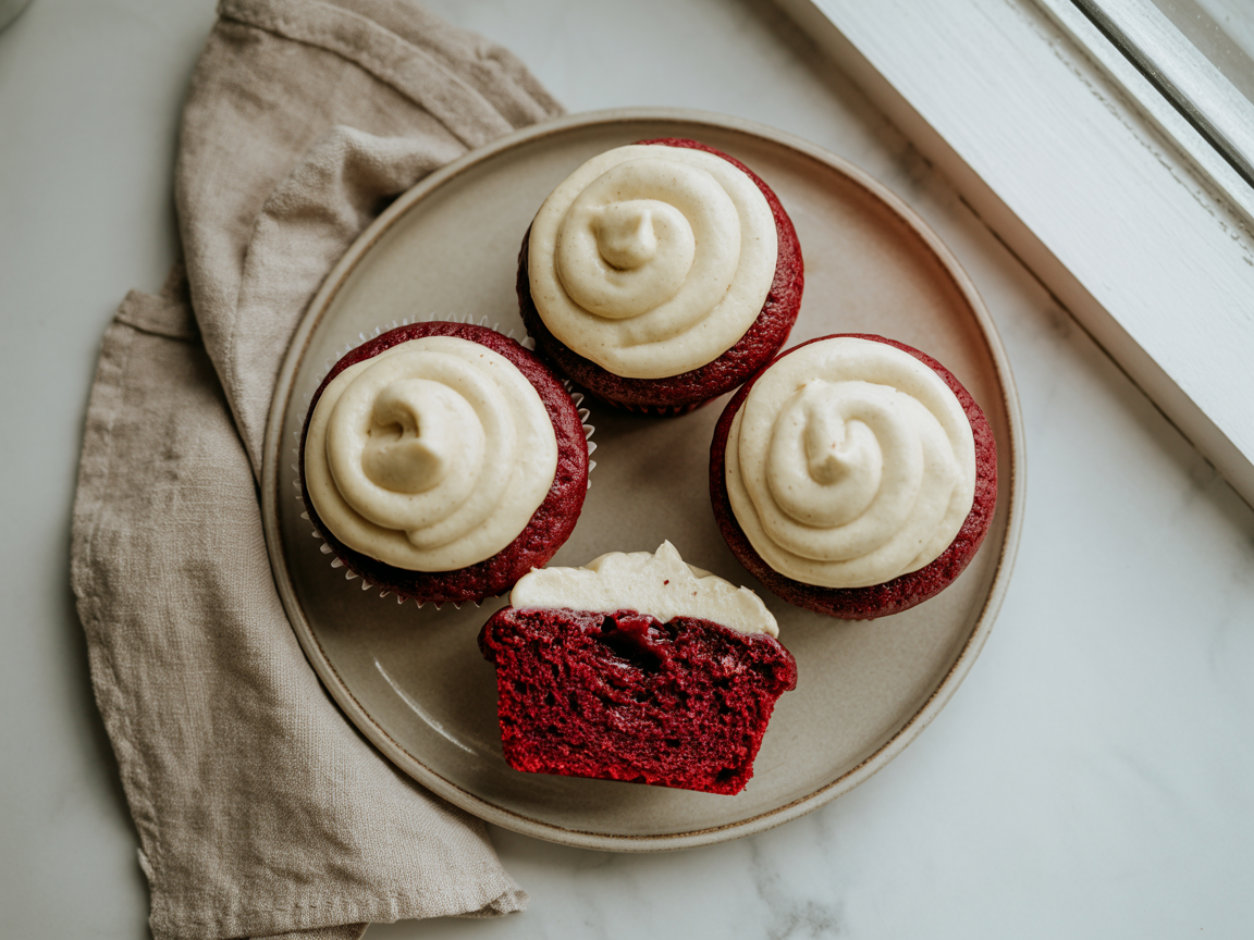 Handmade Red Velvet Cupcakes - The Handmade Supermarket