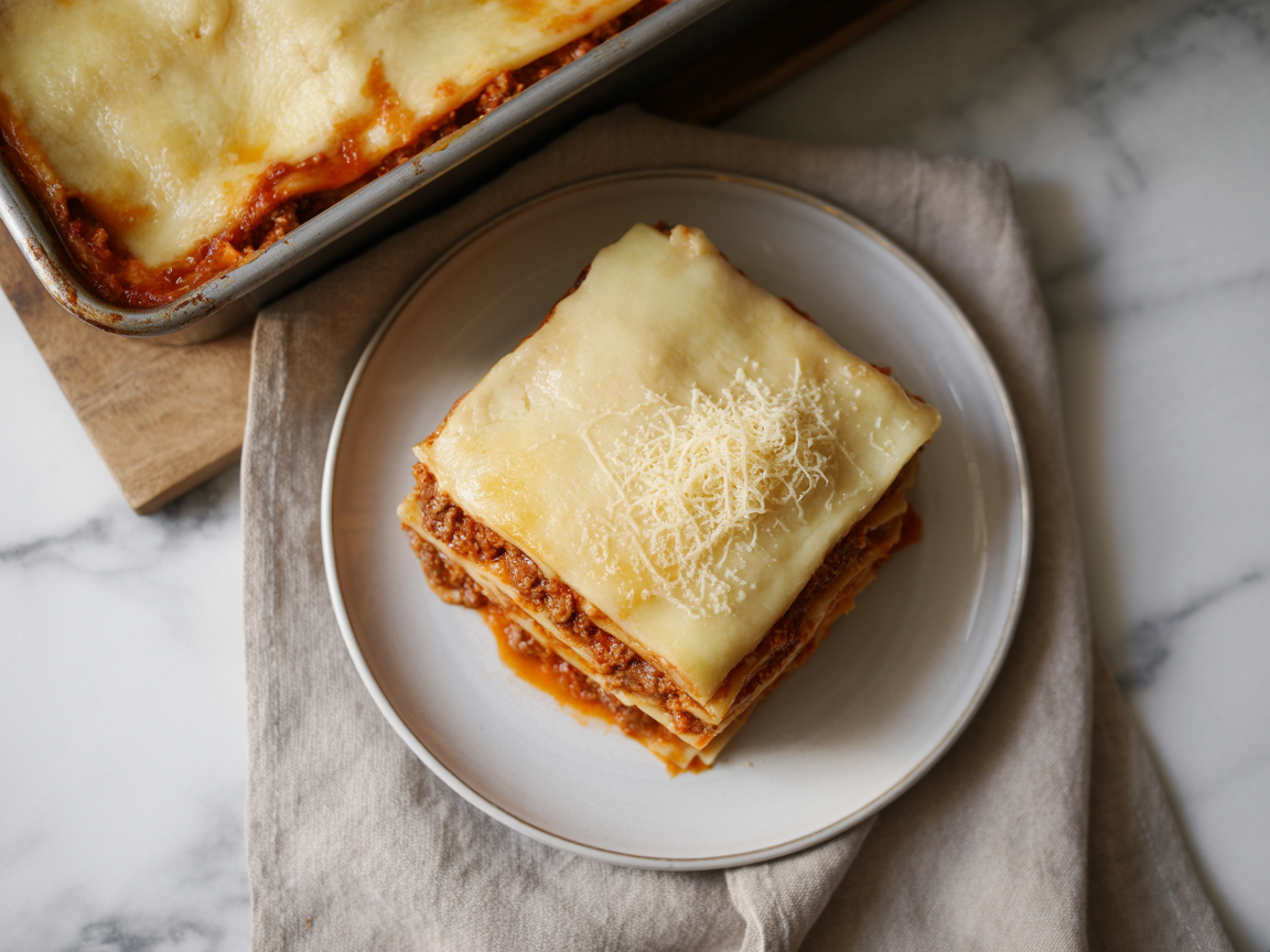 Beef Lasagne — Handmade, Layered & Comforting