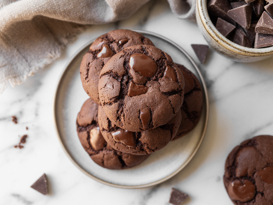 Handmade Double Chocolate Chunk Cookie - The Handmade Supermarket