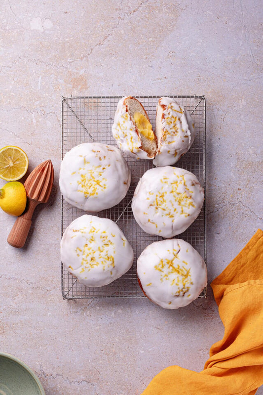 Vegan Lemon Drizzle Doughnut