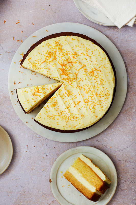 Vegan Lemon & Poppy Seed Celebration Cake