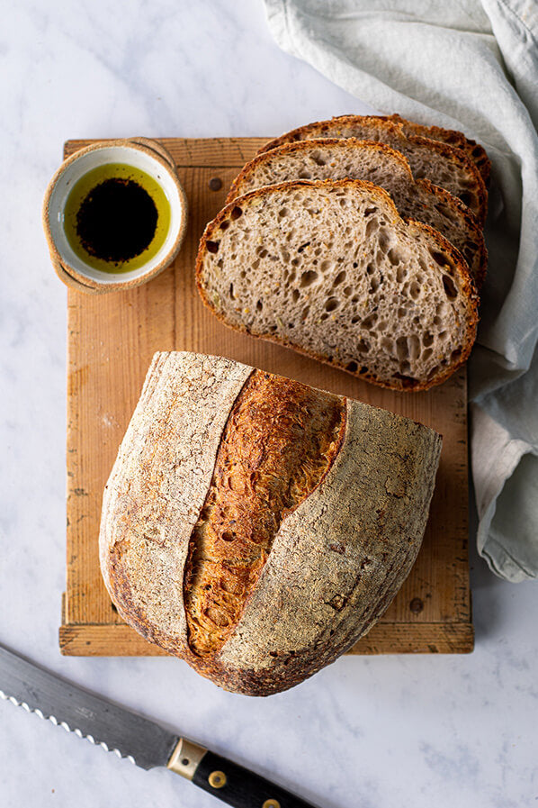 Artisan Sourdough Seeded Bread