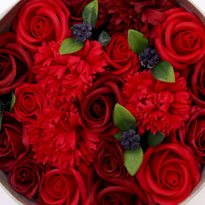 Soap Flowers Classic Red Roses