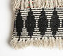 Handwoven Geometric Cotton Cushion Cover with Tassels — Best Seller