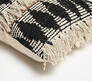 Handwoven Geometric Cotton Cushion Cover with Tassels — Best Seller