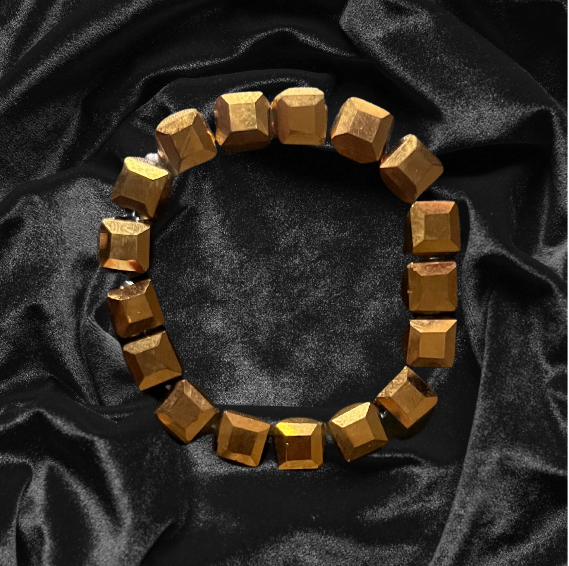 Treaasured Trinket Gold Square Bracelet