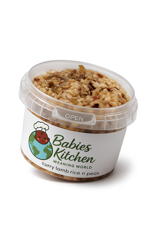 Stage 3 Fresh Curry Lamb, Rice & Peas – 200g (Chilled, 10+ Months)
