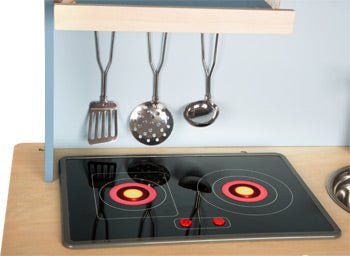 Blue Wooden Play Kitchen Tasty - Heirloom Hall