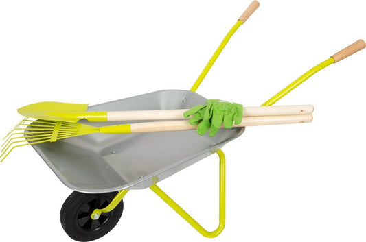 Children’s Metal Wheelbarrow & Gardening Set – “Little Gardener” Collection - Heirloom Hall
